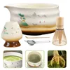 Matcha Set Tea (5-teilig) Keramik, Japanische Teezeremonie Produktbild-Vorschau 3