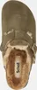 Scholl Fae New F Clog Suede - Velourleder in khaki mit Fell Produktbild-Vorschau 7