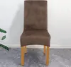 Sametové elastické potahy na židle do jídelny, sada 4 kusů, Náhled obrázku produktu 10