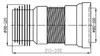 Bruckner Flexible WC-Verbindung, 210-330mm Produktbild-Vorschau 4