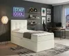 NORDELO Boxspringbett INCANTO 90x200 cm NEW VELO Velvet Produktbild-Vorschau 1
