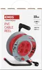 EMOS 4-er Mini-Kabeltrommel 15m, 4-fach Kabelrolle, Indoor Leitungsroller mit Kurbel, Überhitzungssc Produktbild-Vorschau