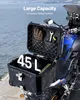 SucceBuy Topcase pour moto, 45 l, alliage d'aluminium, Voir les images du produit 3