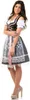 Dirndl Trachtenkleid Damen Sarah  Schwarz 3.Tlg 42 Produktbild-Vorschau 1