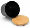 com-four® Set van 3 voorraadpotten met bamboe deksel - voor Productafbeelding-voorbeeld 6