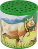 Tierstimmen Geräuschdose Kuh Alpenkuh Muh Dose grün Produktbild-Vorschau 1