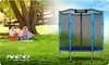 GARTENTRAMPOLIN 140 cm 4ft MIT OUTDOOR-NETZ NEOSPORT FÜR Produktbild-Vorschau 4
