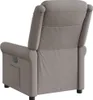 relaxační křeslo vidaXL Taupe Fabric Náhled obrázku produktu 5
