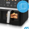 Horkovzdušná fritéza MalTec XL 2 komory s průzorem, objem Náhled obrázku produktu 12