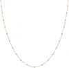 MATERIA Kugel Kette Damen Rosegold - 925 Silber Halskette Produktbild-Vorschau 3