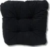 Cuscino trapuntato per sedia nero 38x38x8 cm - 0001 seduta Anteprima dell’immagine prodotto 1
