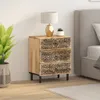 Nachttisch 50x33x60 cm Massivholz Mango Produktbild-Vorschau 3