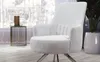 Weiß Farbe 1-Sitzer Wohnzimmer Stoff Sessel Modern Design Produktbild-Vorschau 2