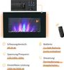 Elektrický krb HOMCOM s efektom plameňa LED, nástenný krb Náhľad obrázku produktu 7