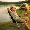 Campingstuhl bis 150 kg Angelstuhl Faltbar zum Strand Produktbild-Vorschau 4