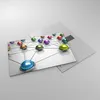 Bilder auf glas - Abstraktion Bälle Komposition Chrom - Produktbild-Vorschau 2