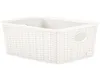 CZ košík 25x19,5x10cm, bílý ELEGANCE-M high, im.ratan Produktbild-Vorschau 1