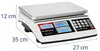 Bilancia contapezzi Expondo Steinberg Systems - 30 kg / 1 g Anteprima dell’immagine prodotto 9