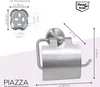 bremermann PIAZZA seria łazienkowa - Uchwyt na rolkę Podgląd zdjęcia produktu 7