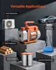 SucceBuy Vakuumpumpe, 3,5 CFM 99 L/min, 1-stufig, 180 W, Produktbild-Vorschau 6