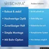 Chromen handdouchehouder - geen boorgat nodig - geschikt Productafbeelding-voorbeeld 4