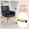 Tisch-Stuhl-Set, Glastisch Ø85cm, Metallstütze, 2 Produktbild-Vorschau 7