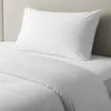 Hotelbettwäsche 100% Baumwolle Damast Glatt Weiß Produktbild-Vorschau 1