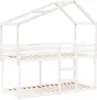 vidaXL Dach für Kinderbett Weiß 213x95,5x144,5 cm Produktbild-Vorschau 3