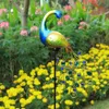 Lampada Solare A Forma Di Pavone – Decorazione Da Giardino Anteprima dell’immagine prodotto 9