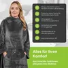 heimtexland ® Rukávová přikrývka TV plyšová přikrývka s Náhled obrázku produktu 3