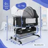 Babywiege 3 in 1, Babybett, Mobiclinic Wiege, Verstellbares Produktbild-Vorschau 2