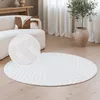 Tappeto Tapiso HYGGE Moderno Rotondo Bianco Soggiorno Anteprima dell’immagine prodotto 1