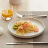 Teller set 4stück Ø21,3 cm Keramik Speiseteller Pastateller Produktbild-Vorschau 4