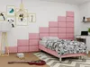 Panneau mural capitonné 50x30 PAG – rose Voir les images du produit 4