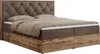 MKS MEBLE Boxspringbett 200x200 mit Bettkasten Eiche, Produktbild-Vorschau 4