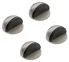 4er-Set selbstklebende Türstopper in Silber Produktbild-Vorschau 1
