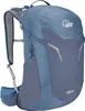 A blue backpack is shown against a white background. Produktbild-Vorschau