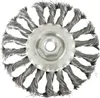 125 mm szczotka druciana tarczowa stalowa dwukierunkowa z Voir les images du produit 1