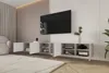 ALTDECOR TV-Schrank NOA-2-W mit Gefrästen Fronten Produktbild-Vorschau 6