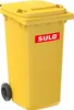 Grand conteneur à déchets 240l HDPE jaune, mobile, selon EN Voir les images du produit 1