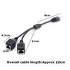 1 bis 2 Dual Ports RJ45 Y Verteiler Adapter Splitter LAN Produktbild-Vorschau 5