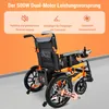 Elektrorollstuhl Faltbar Leicht bis 150 kg, 500W Motor, Produktbild-Vorschau 5