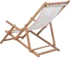 vidaXL Strandstuhl Klappbar Stoff und Massivholz Mehrfarbig Produktbild-Vorschau 2
