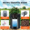 A hydroponic growing system with various components highlighted and explained. Voir les images du produit