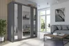Masseno Schiebetürenschrank GRAZIA 180 cm Kleiderschrank Produktbild-Vorschau 2