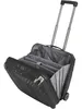 A black rolling business case with its compartments open, shown on a white background. Produktbild-Vorschau