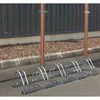 Fahrradständer 5-Plätze Stahlrohr 133,3 x 33 x 26 cm Produktbild-Vorschau 2