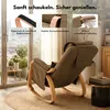 CRELIV Schaukelsessel mit Massagefunktion, Relaxsessel mit Produktbild-Vorschau 8