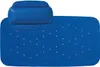 A blue bath mat and headrest set. Produktbild-Vorschau