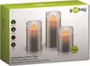 3er-Set LED-Echtwachs-Kerzen im Glas Produktbild-Vorschau 6